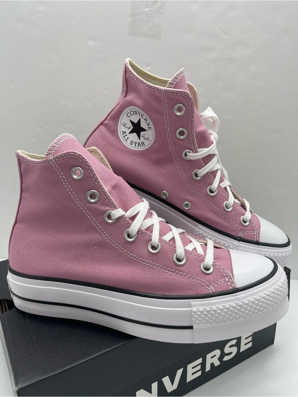 Converse A12954F CAS LIFT HI CLIFFSIDE ROSE/WHITE/BLACK Platform Sneakers